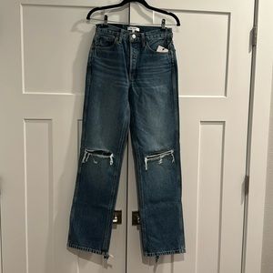 Re/Done Destroyed Mar 90’s High Rise Loose - NWT - Size 26